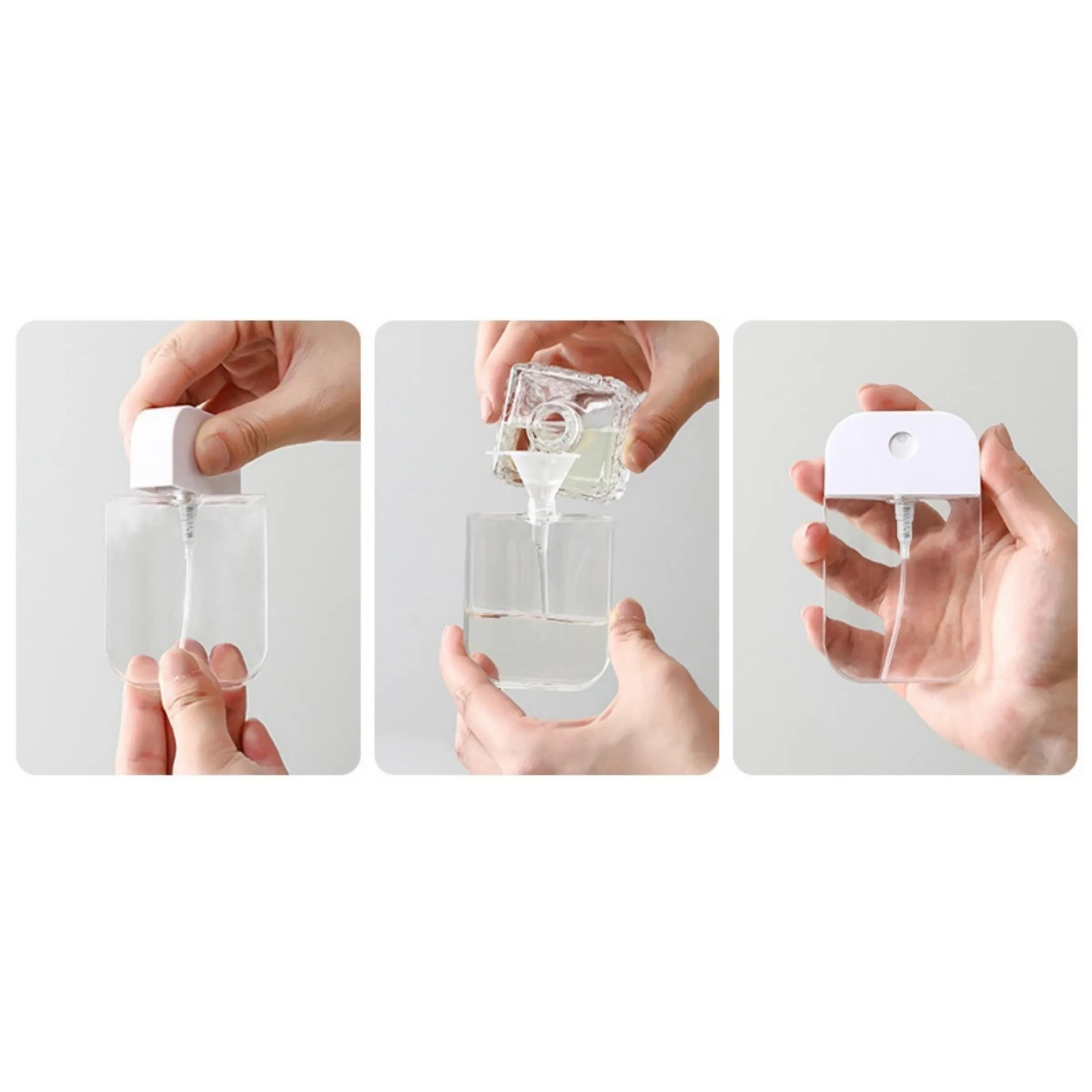 50ml/1.7 oz Transparent Plastic Spray Bottles 5