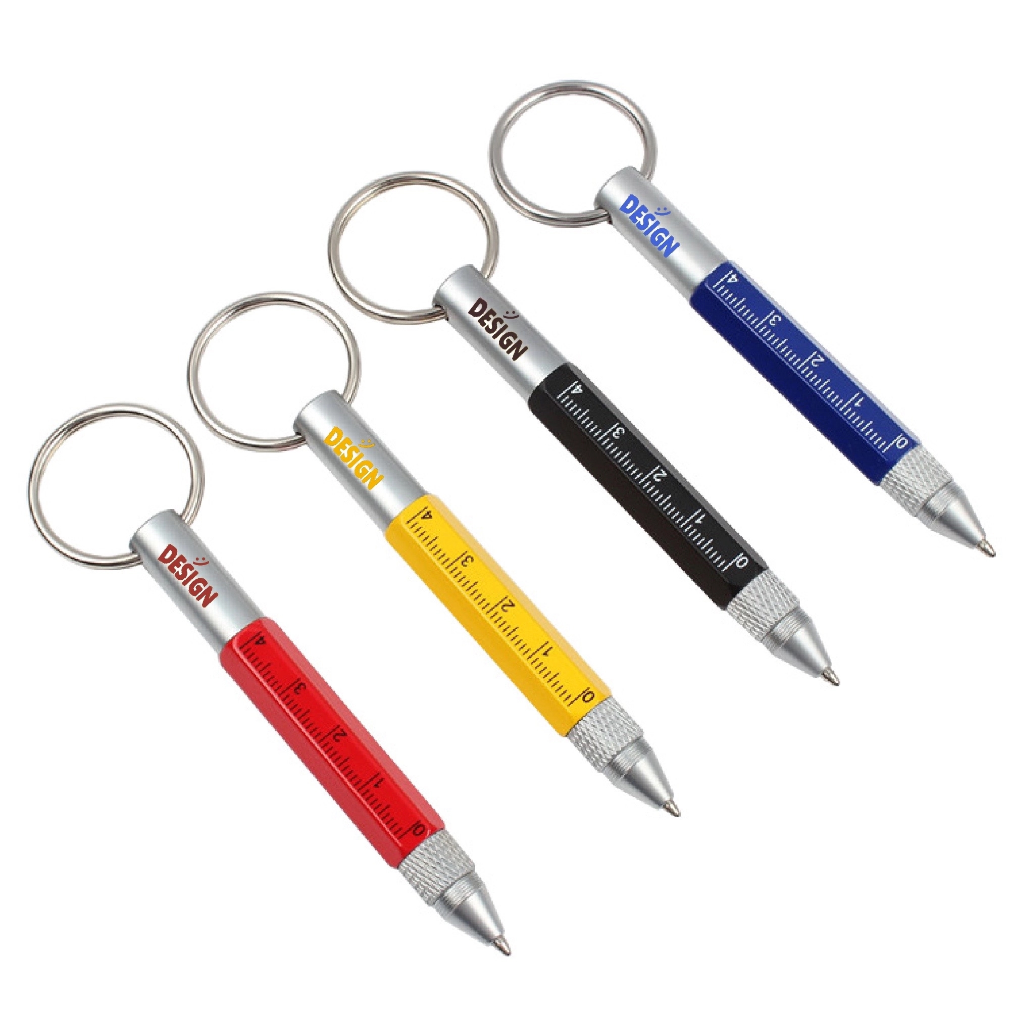 6-1 Multifunction Ballpoint Pen With Keychain MOQ 50PCS 3