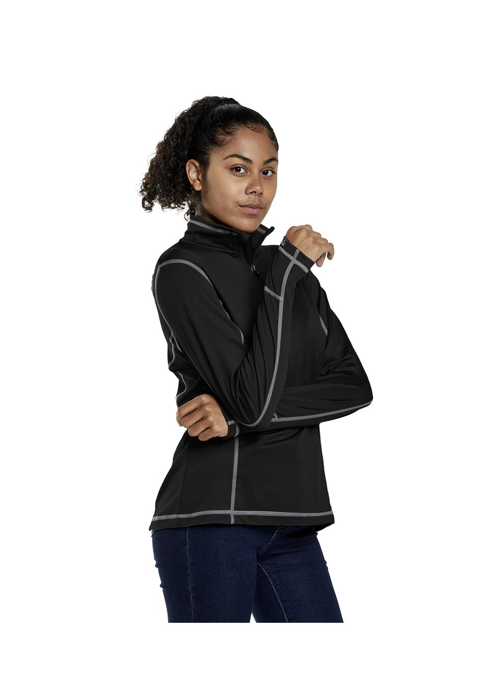 Storm Creek Women's Adapter Smart Stretch Quarter Zip, custom hoodie or sweatshirt with logo imprint 3