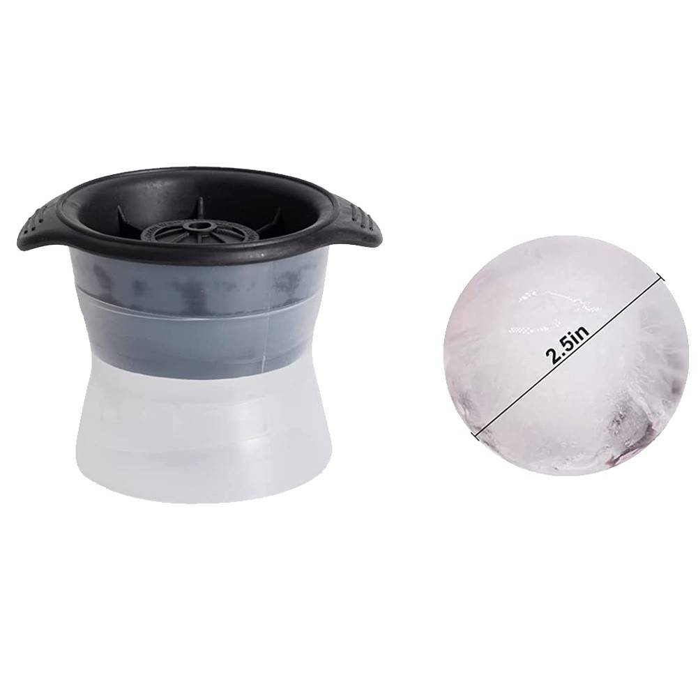 2.5 Inches Large Ice Balls Maker Whiskey Round Ice Cube Mold 3