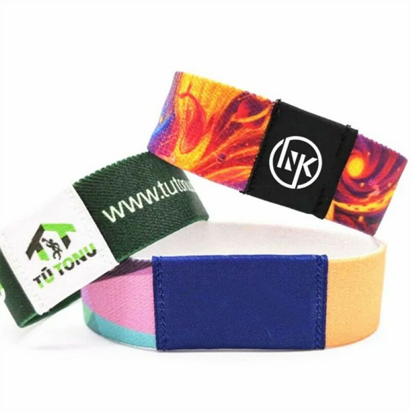 5/8" Sublimated Elastic Event Wristband W
