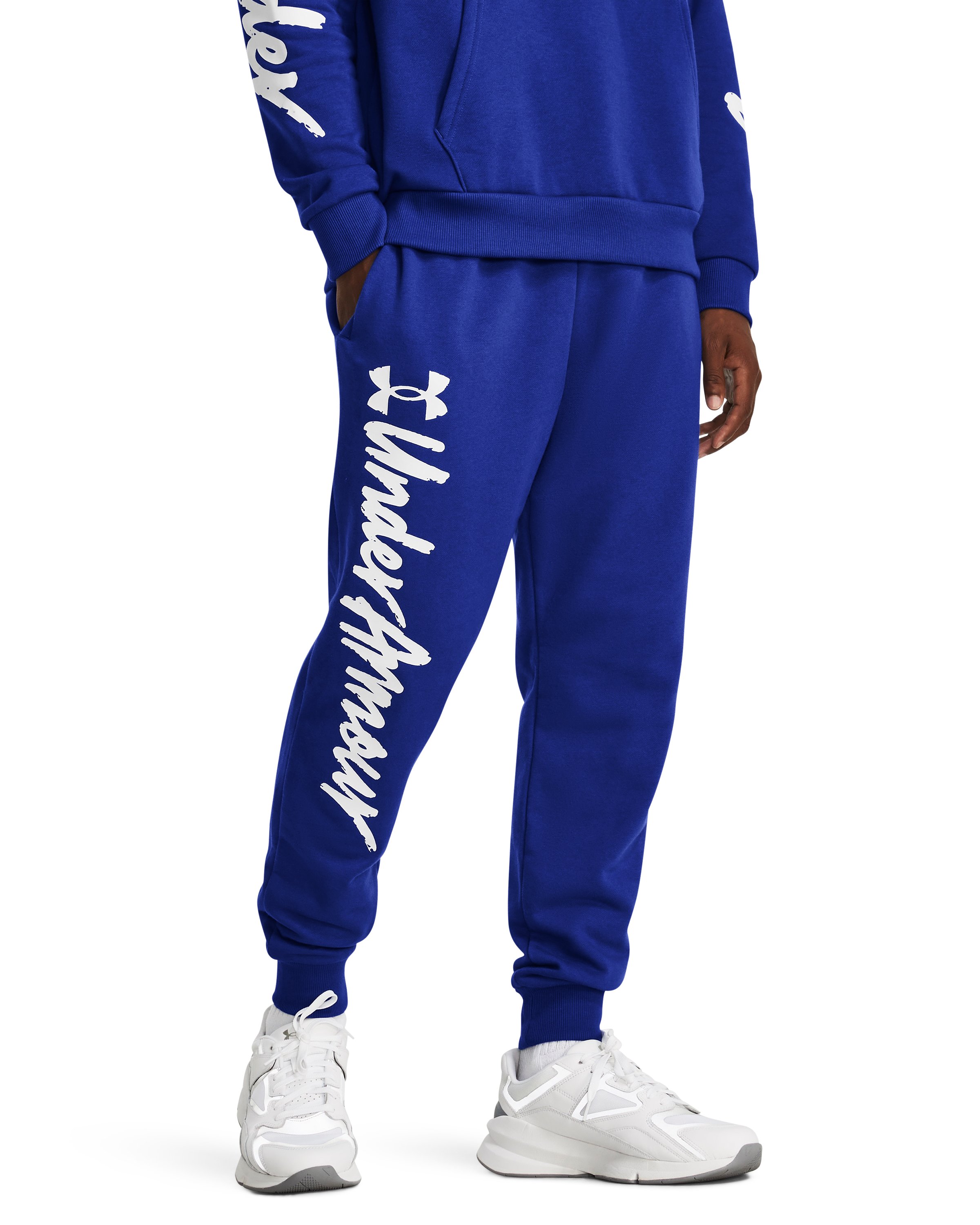 UA Rival Fleece Graphic Men's Joggers 4