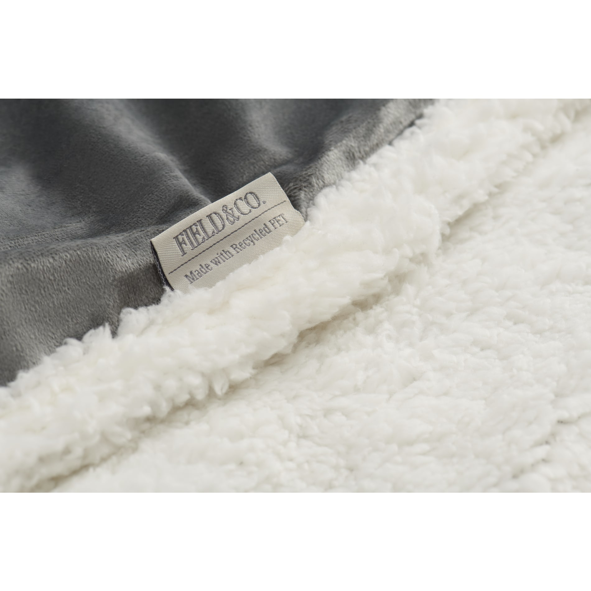 Field & Co. 100% Recycled PET Sherpa Blanket 64