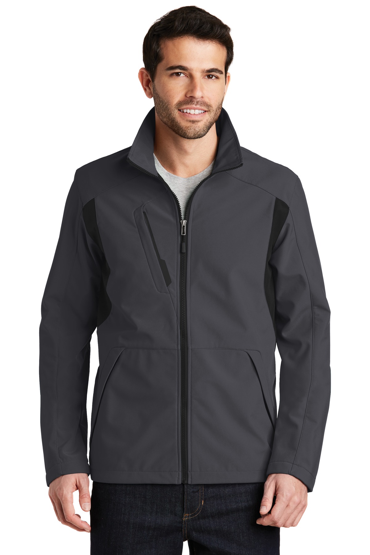 Back-Block Soft Shell Jacket