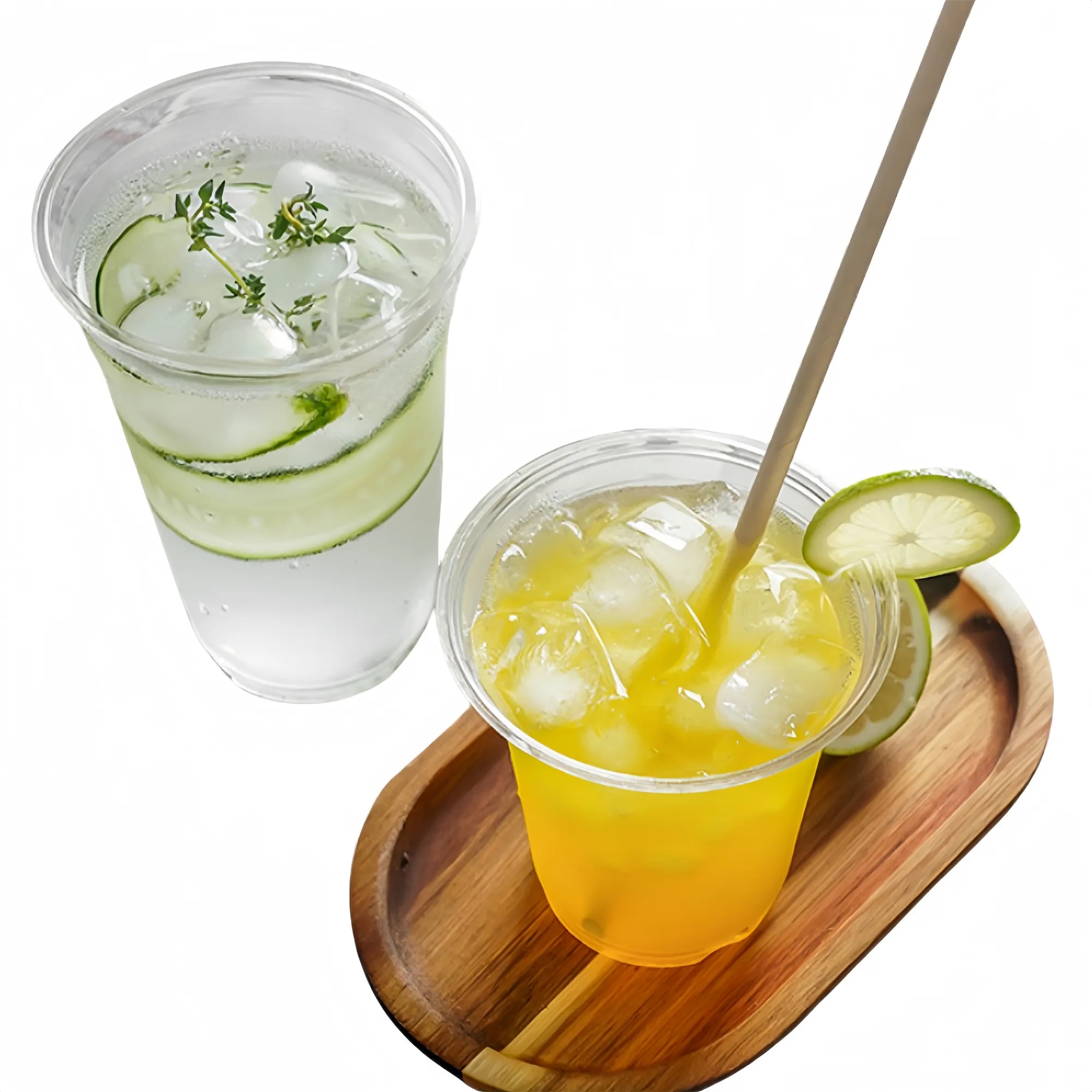 16oz. PLA Biodegradable Thickened Clear Cup 3