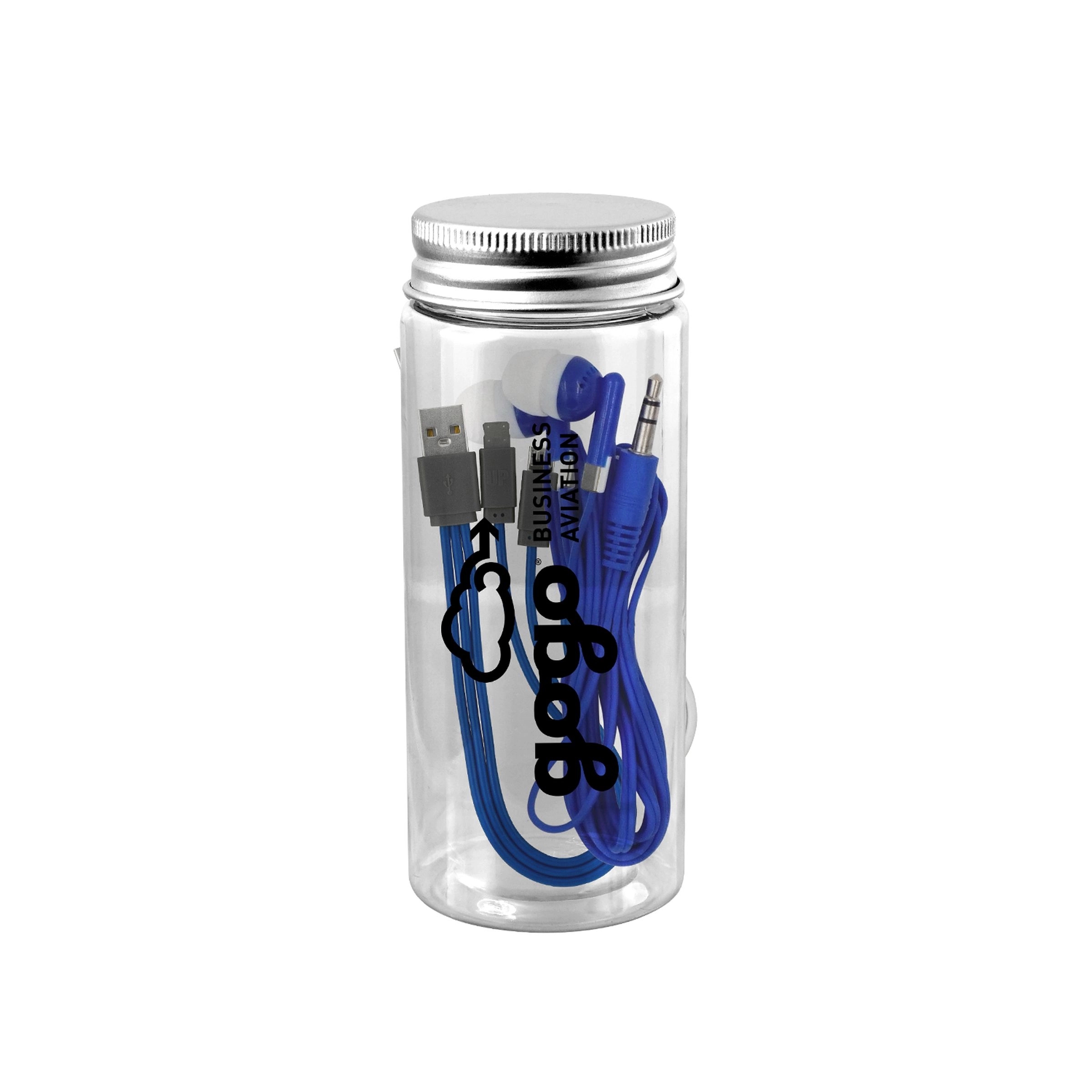 BOTTLED CABLE EAR BUD SET 12