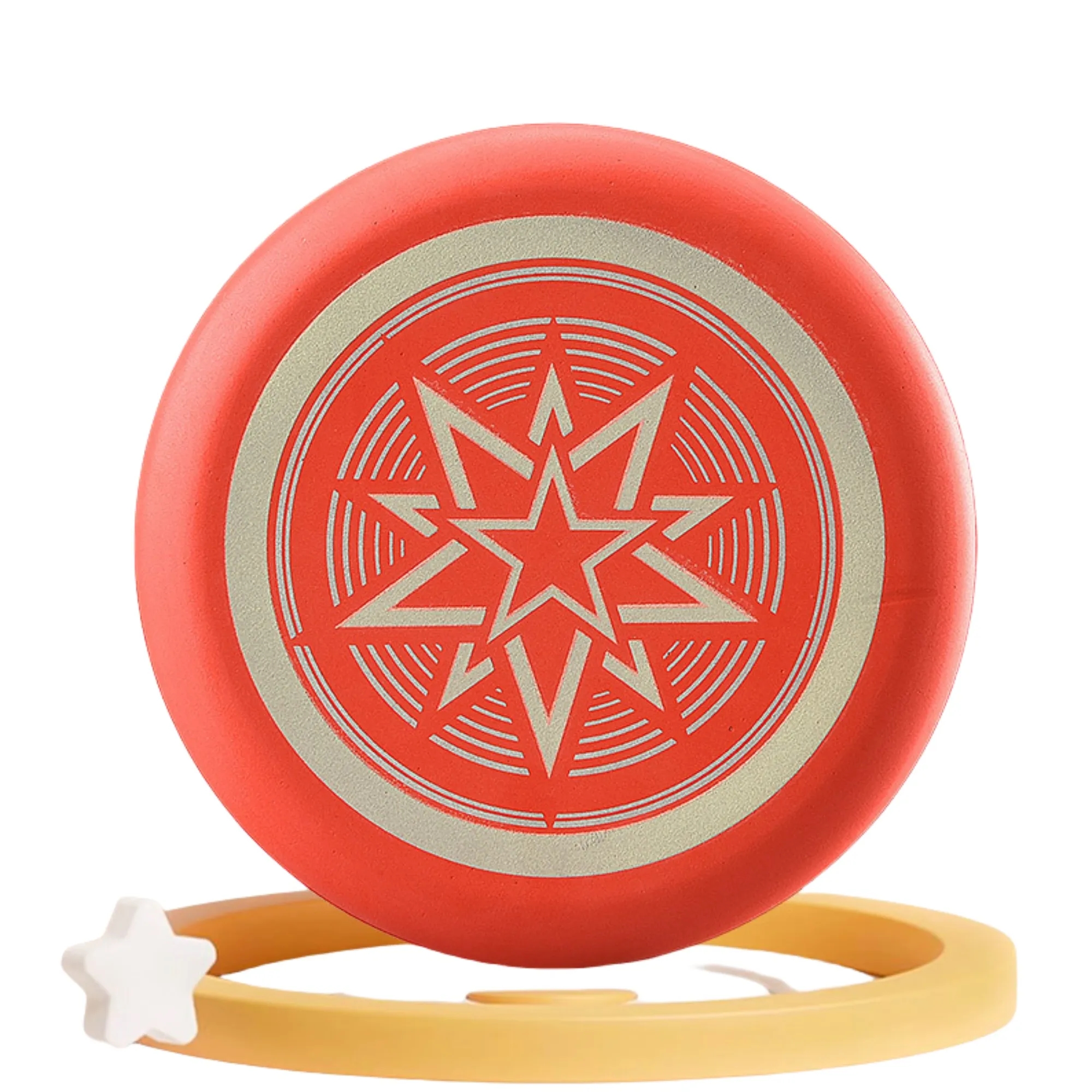 EVA Hand Toss Round Flying Disc Toy Saucer For Outdoor 4