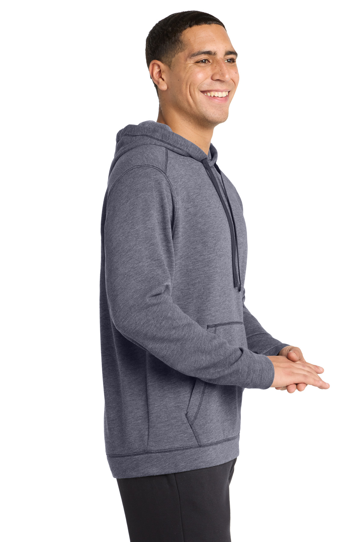 Sport-Tek PosiCharge Tri-Blend Wicking Fleece Hooded Pullover. ST296 30