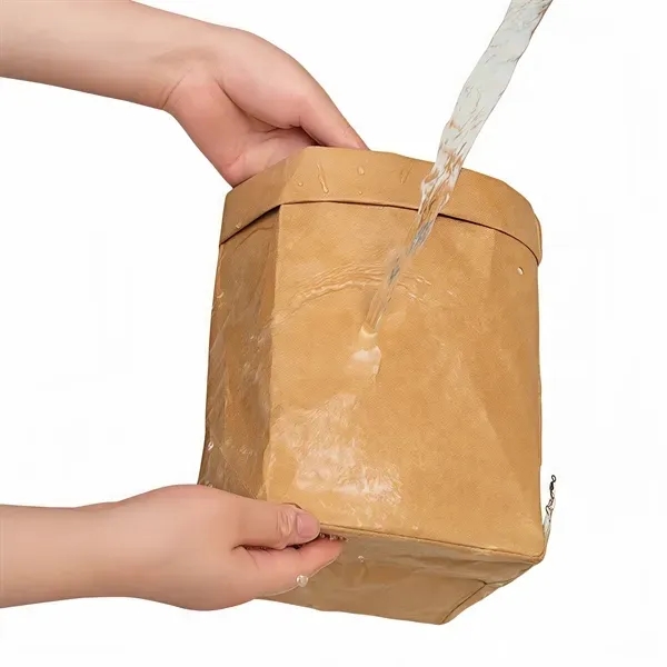 Reusable Kraft Paper Storage Bags - Eco-Friendly & Washable 2
