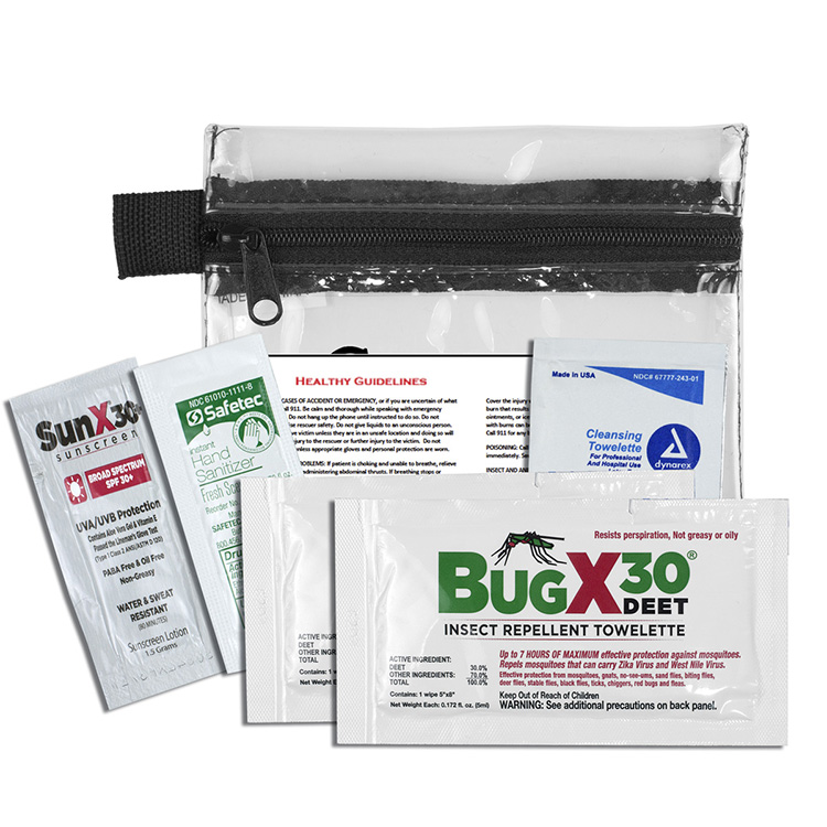 'Stay Safe Kit' 5 Piece Insect Repellent Kit in Zipper Pouch 29