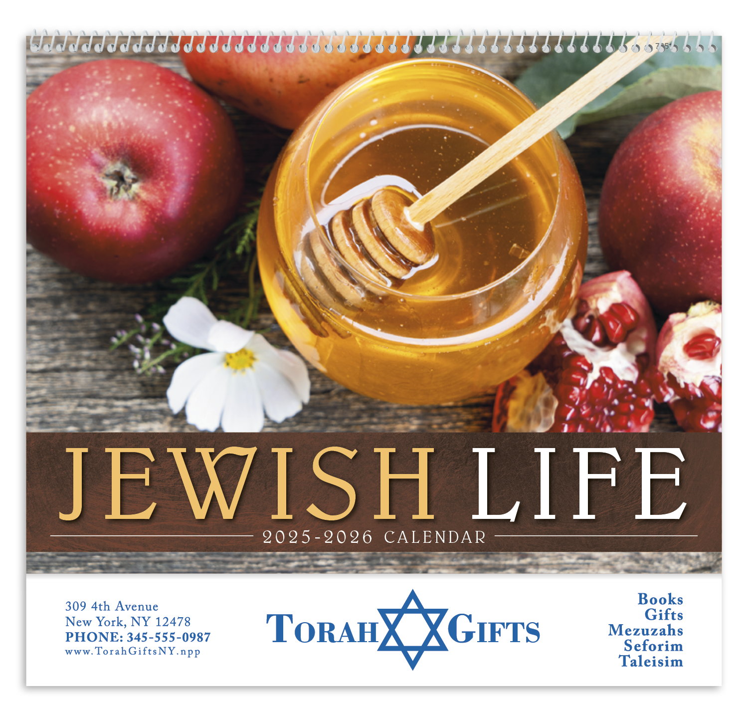 Good Value™ Jewish Life - Spiral Calendar 11