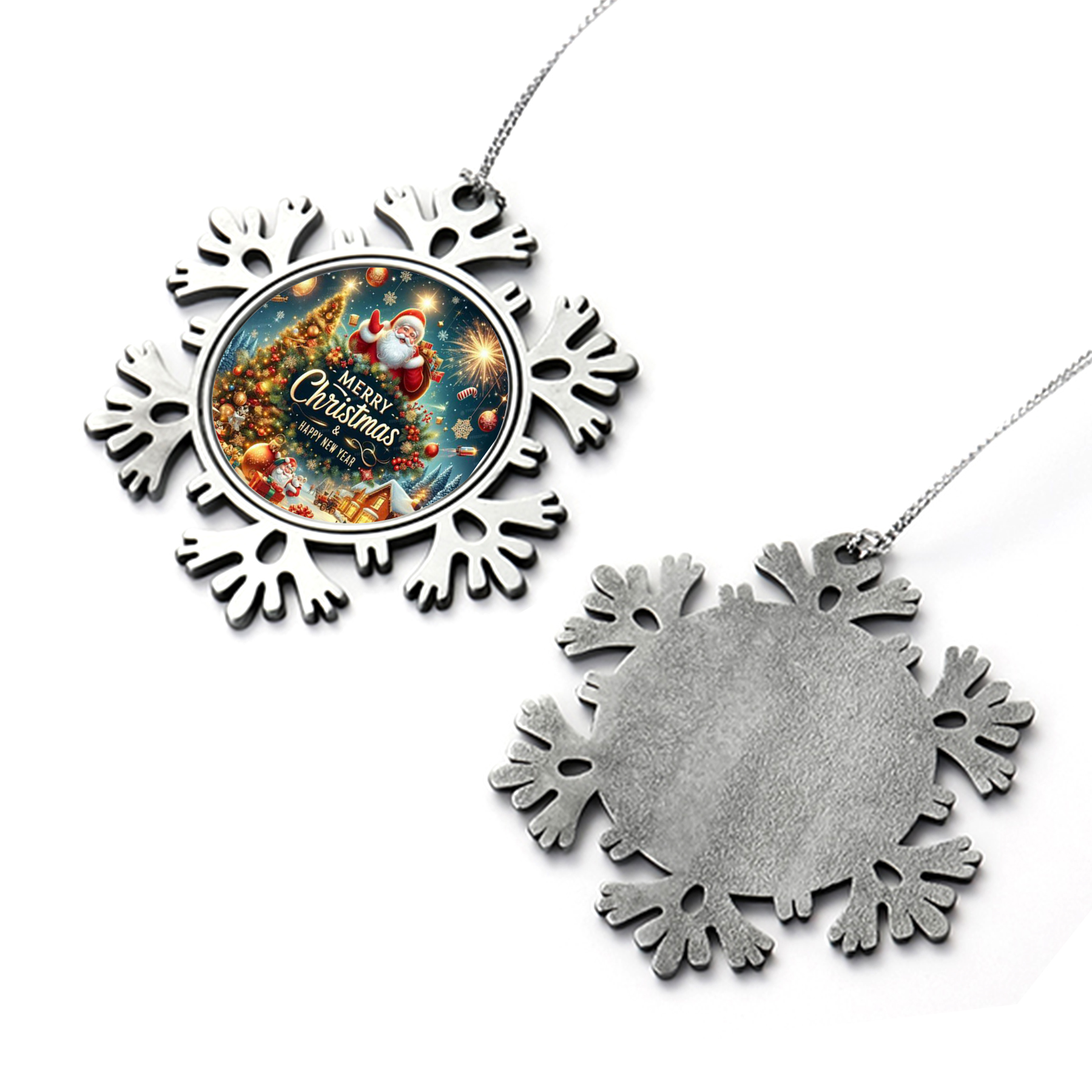 Free Shipping Zinc Alloy Snowflake Ornament 7