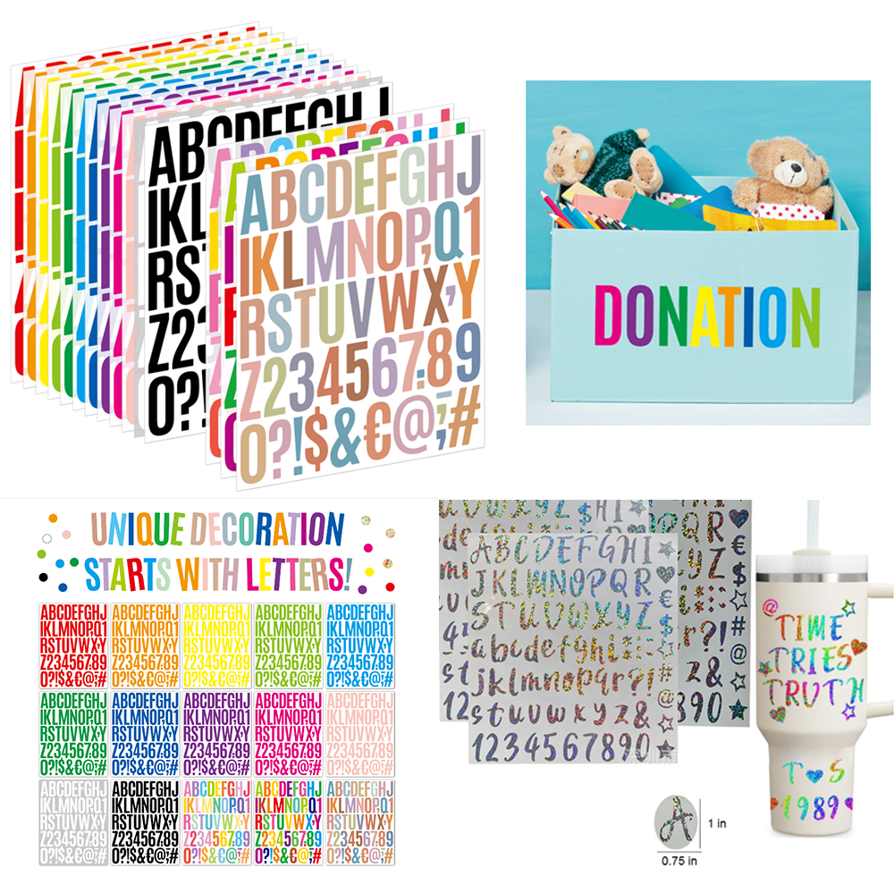 Customized Name Letter Stickers 8