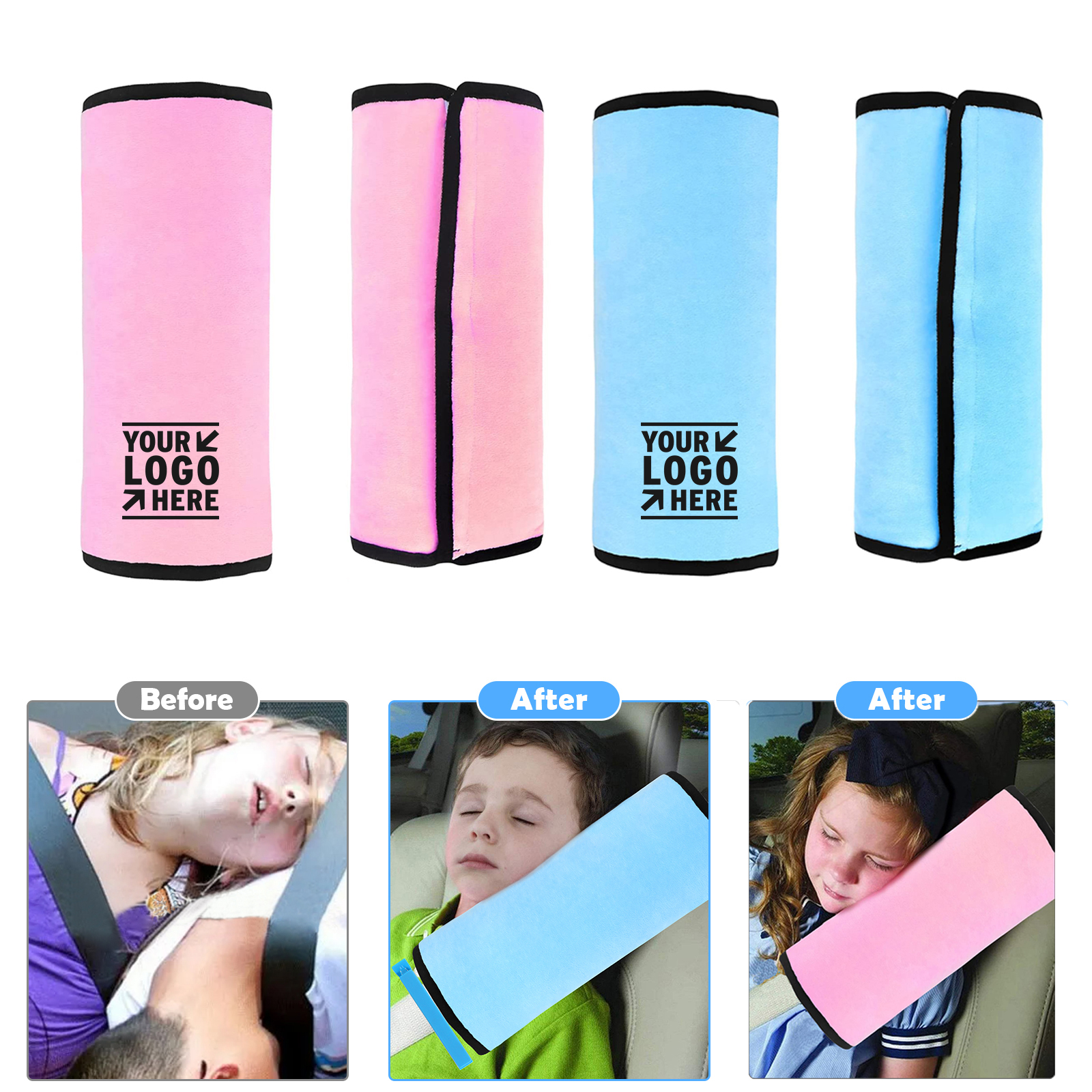 Seat Belt Pillow for Kids