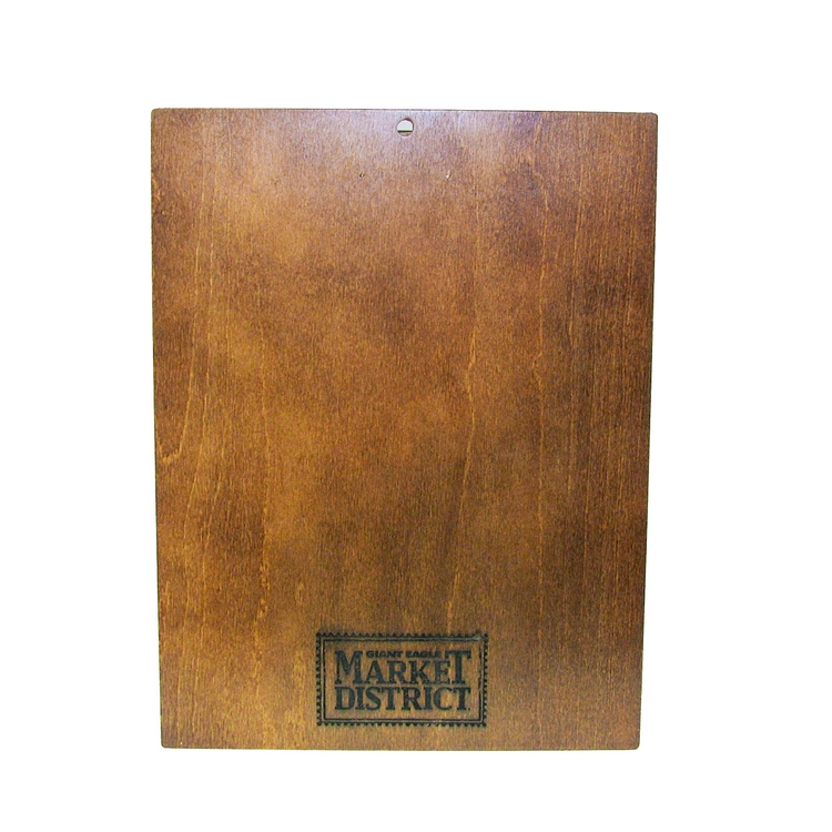 Wood Menu Board w/ Clip 5