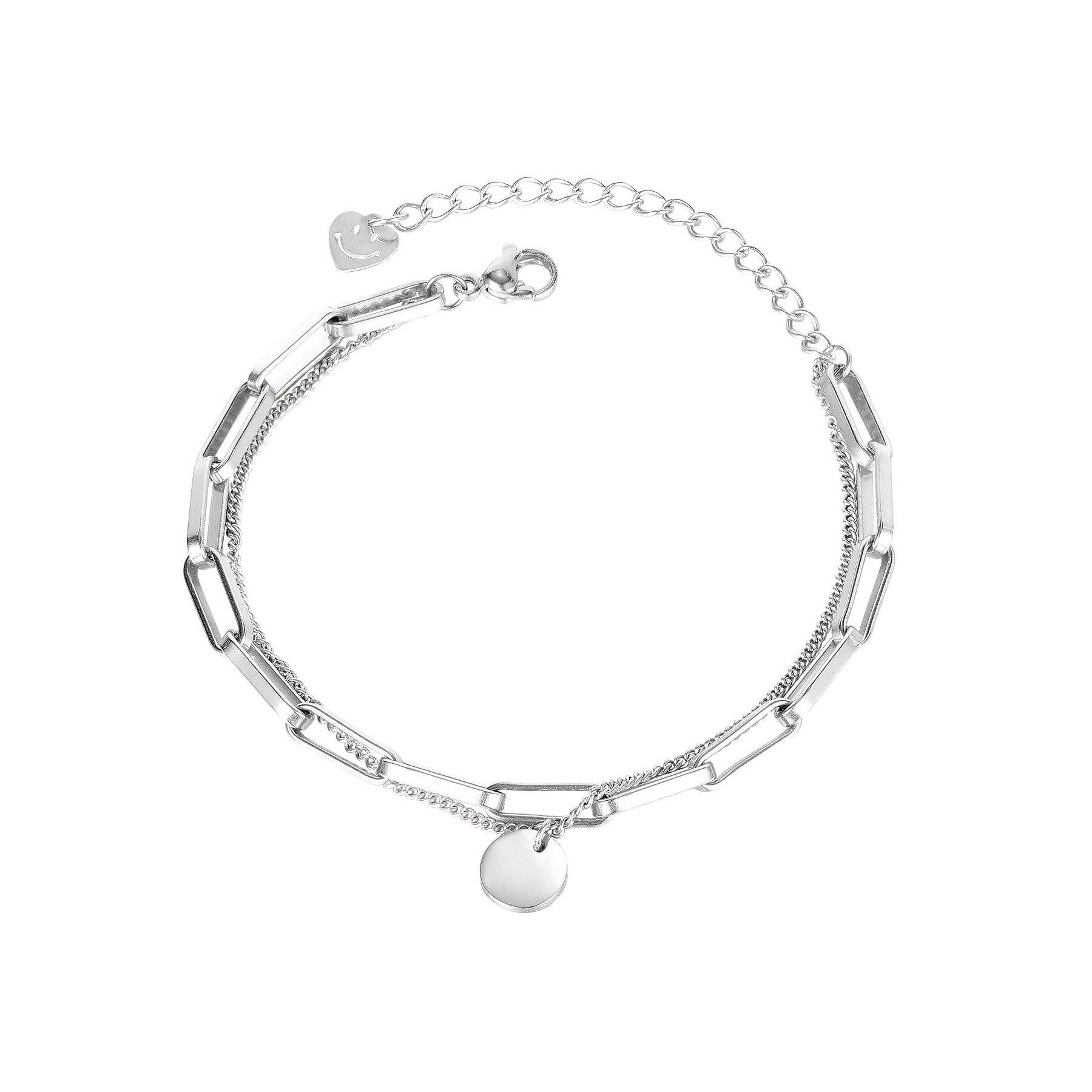 Stainless steel double-layer bracelet 6