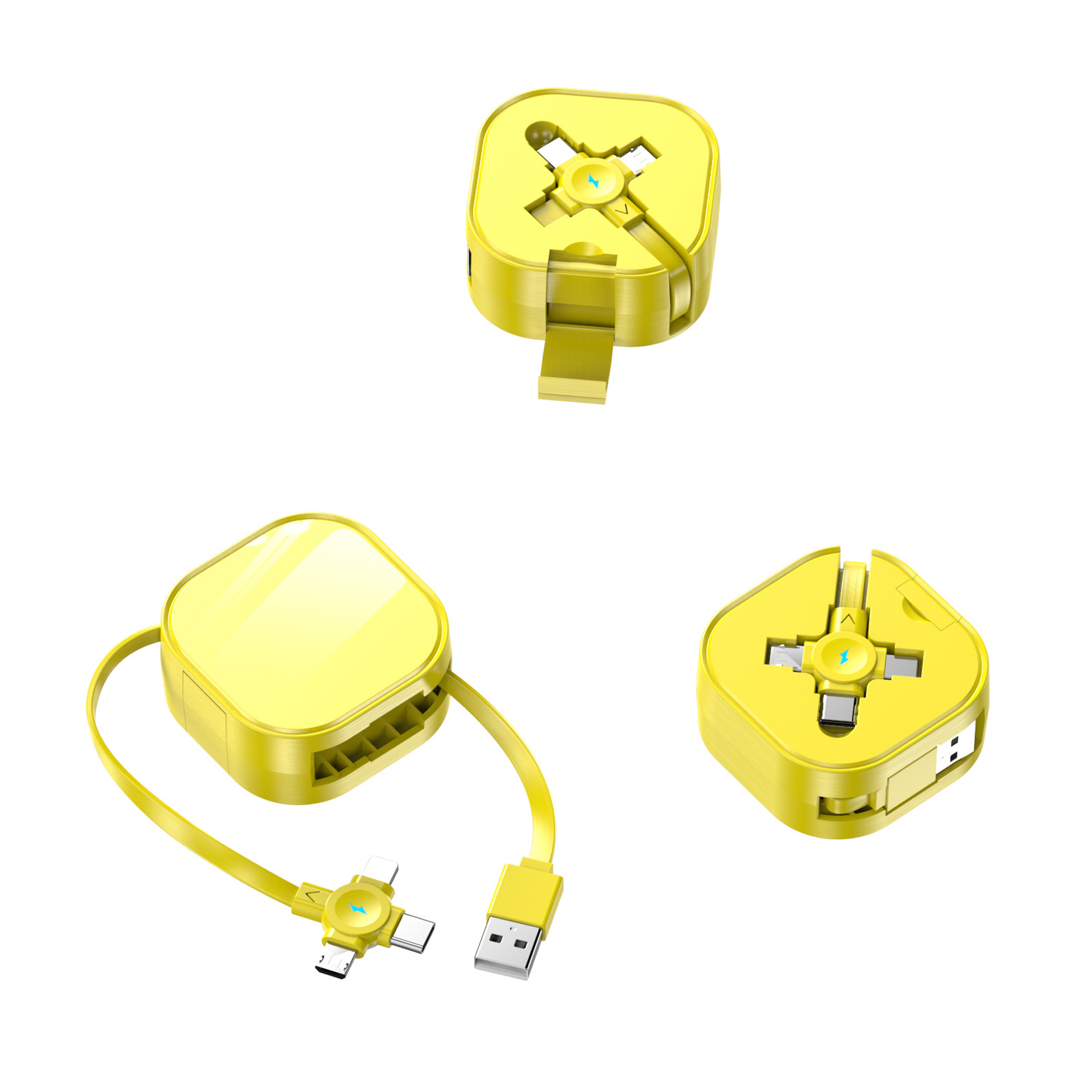 Retractable Phone Holder And 3-In-1 Data Cable 7