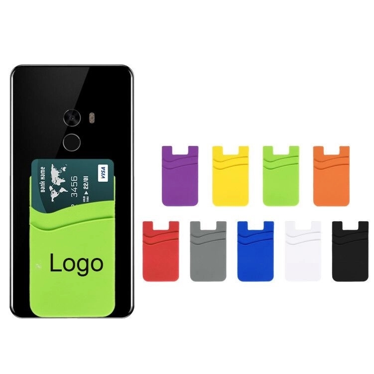 Dual Silicone Phone Wallets 3