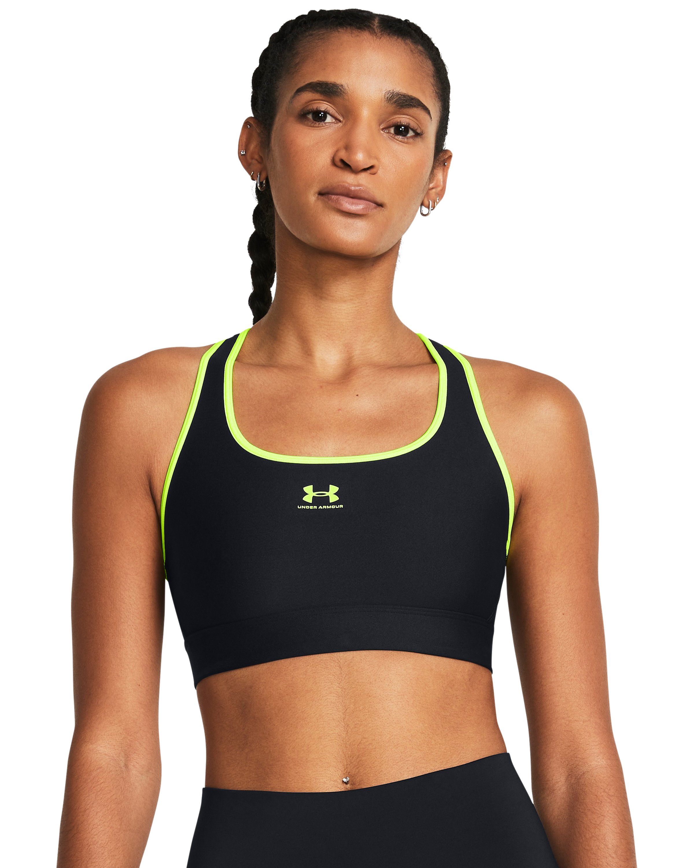HeatGear Mid Padless Women's Sports Bra 14