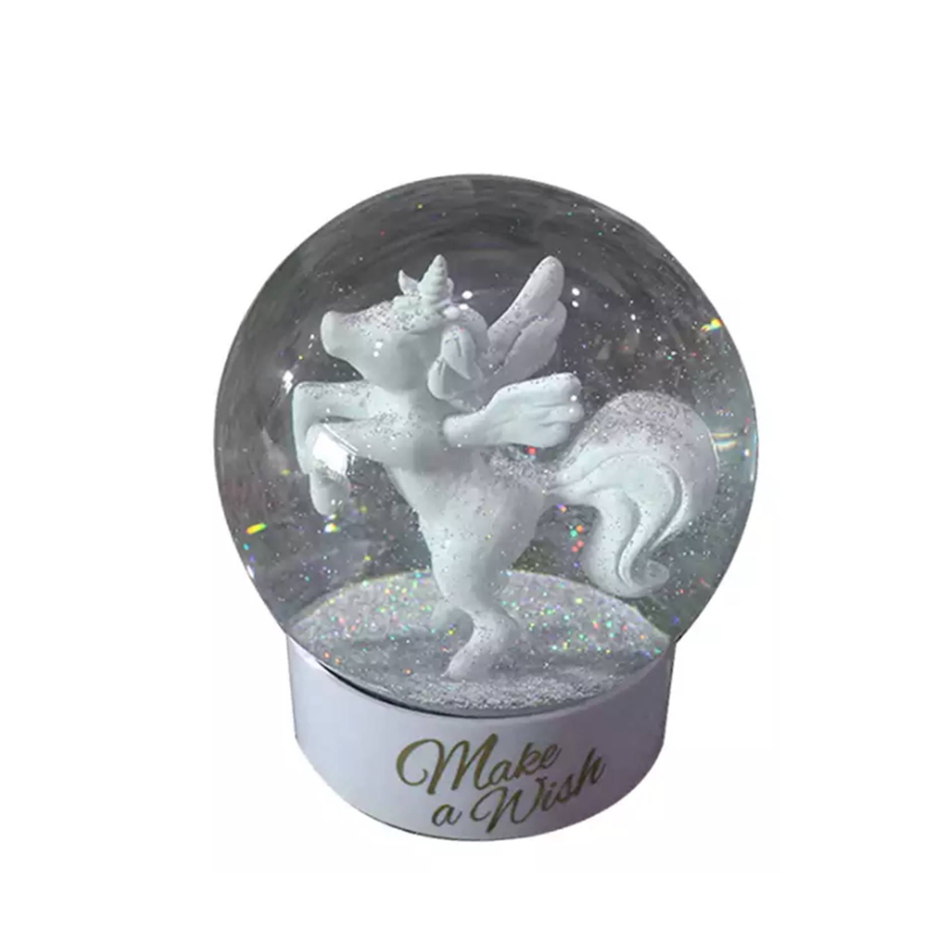 Custom Glass Unicorn Snow Globe 3