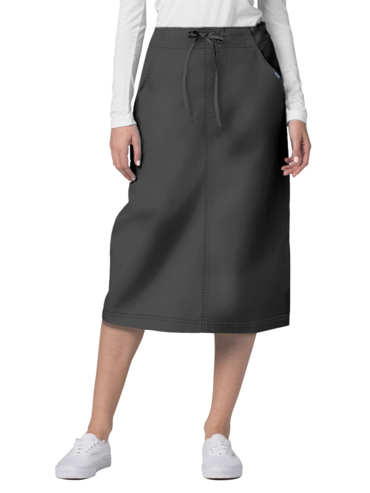 Adar - Universal - Women's Mid-Calf Length Drawstring Skirt 6