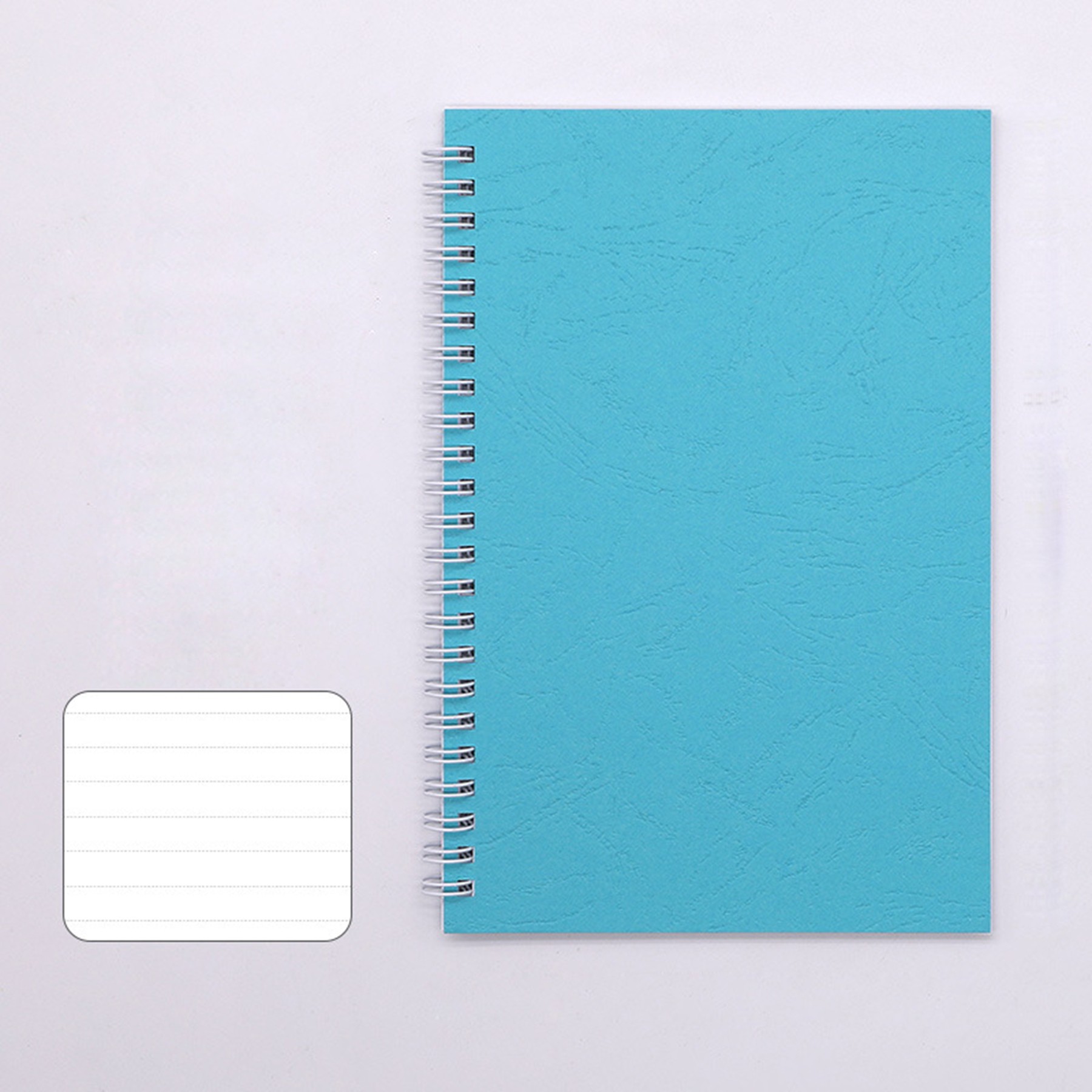 A5 Vintage Kraft Paper Coil Notebook Note Pad Notepad 2