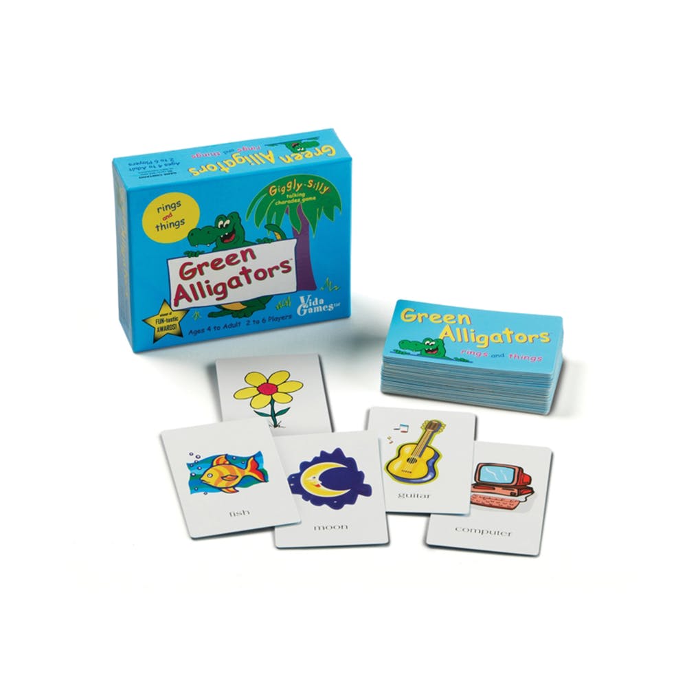 Green Alligators Guessing Game - Bilingual 4+ Years 2