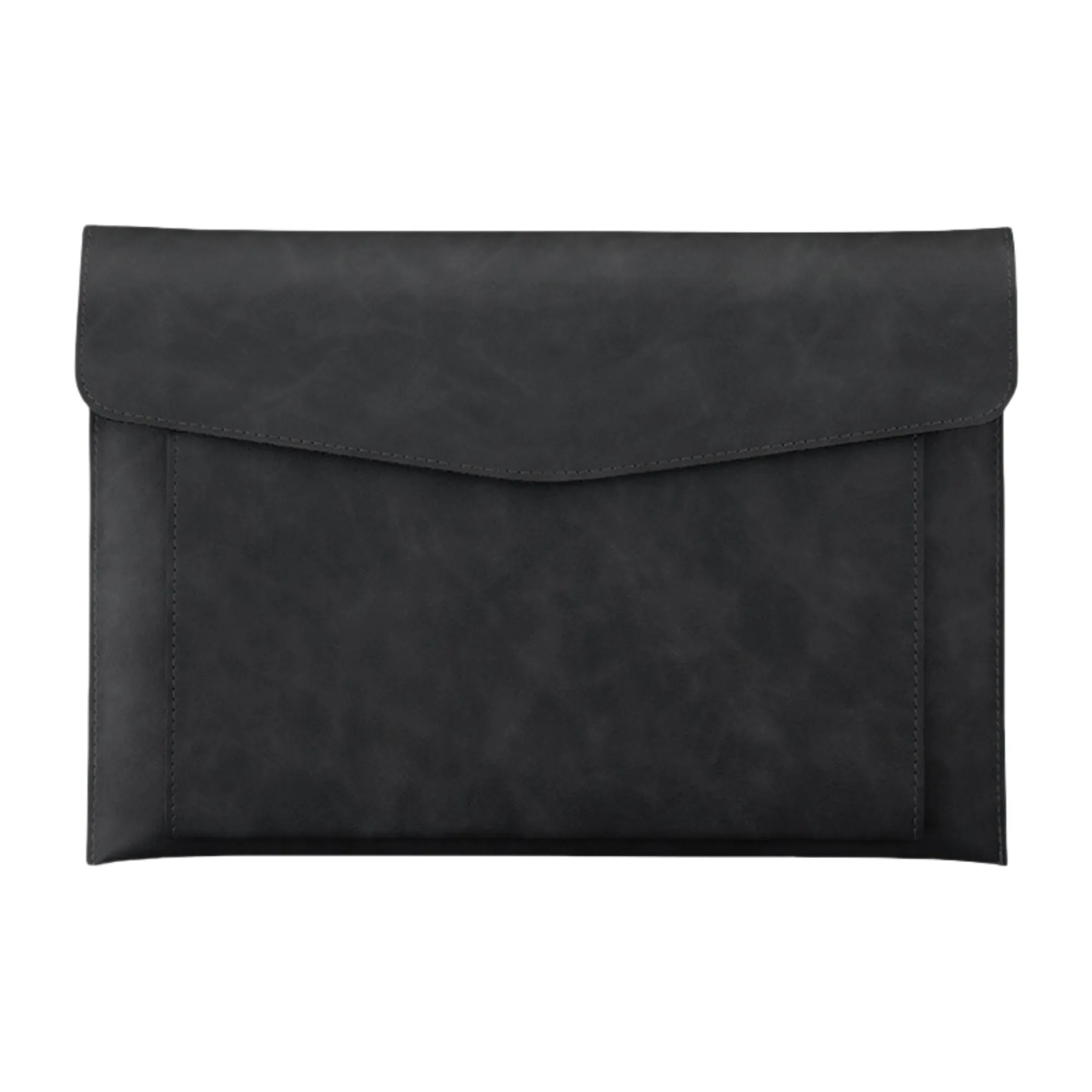 A4 Double Layer Leather Business Document Bag 3
