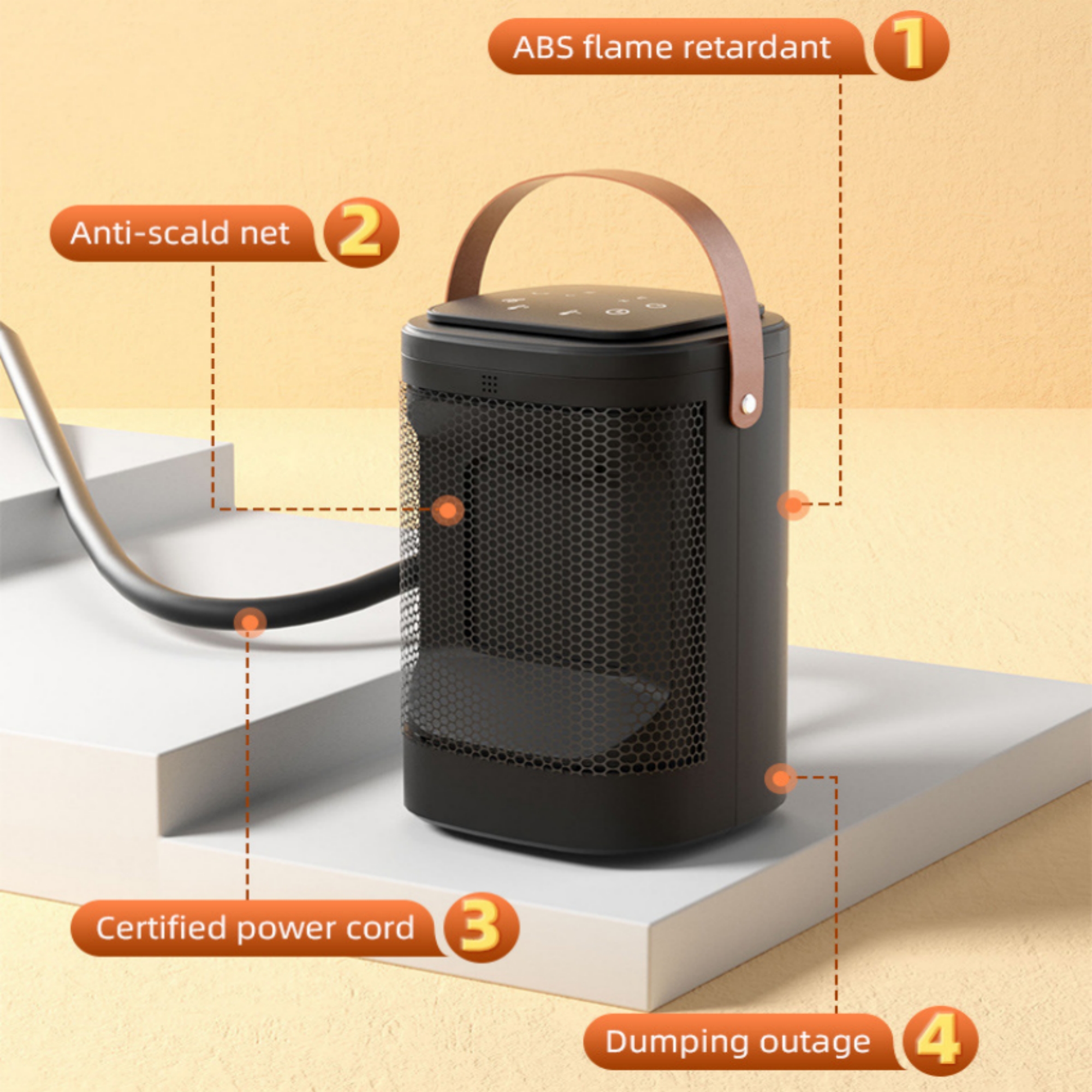 Space Heater With Handle 4