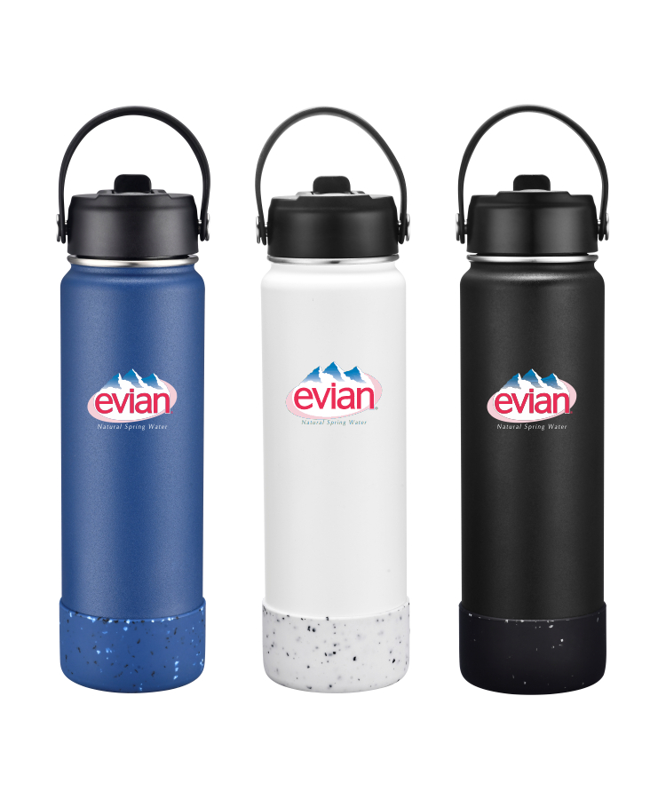 Union Printed - 27oz Vacuum Water Bottle w/ Silicone Bottom - Full Color 2