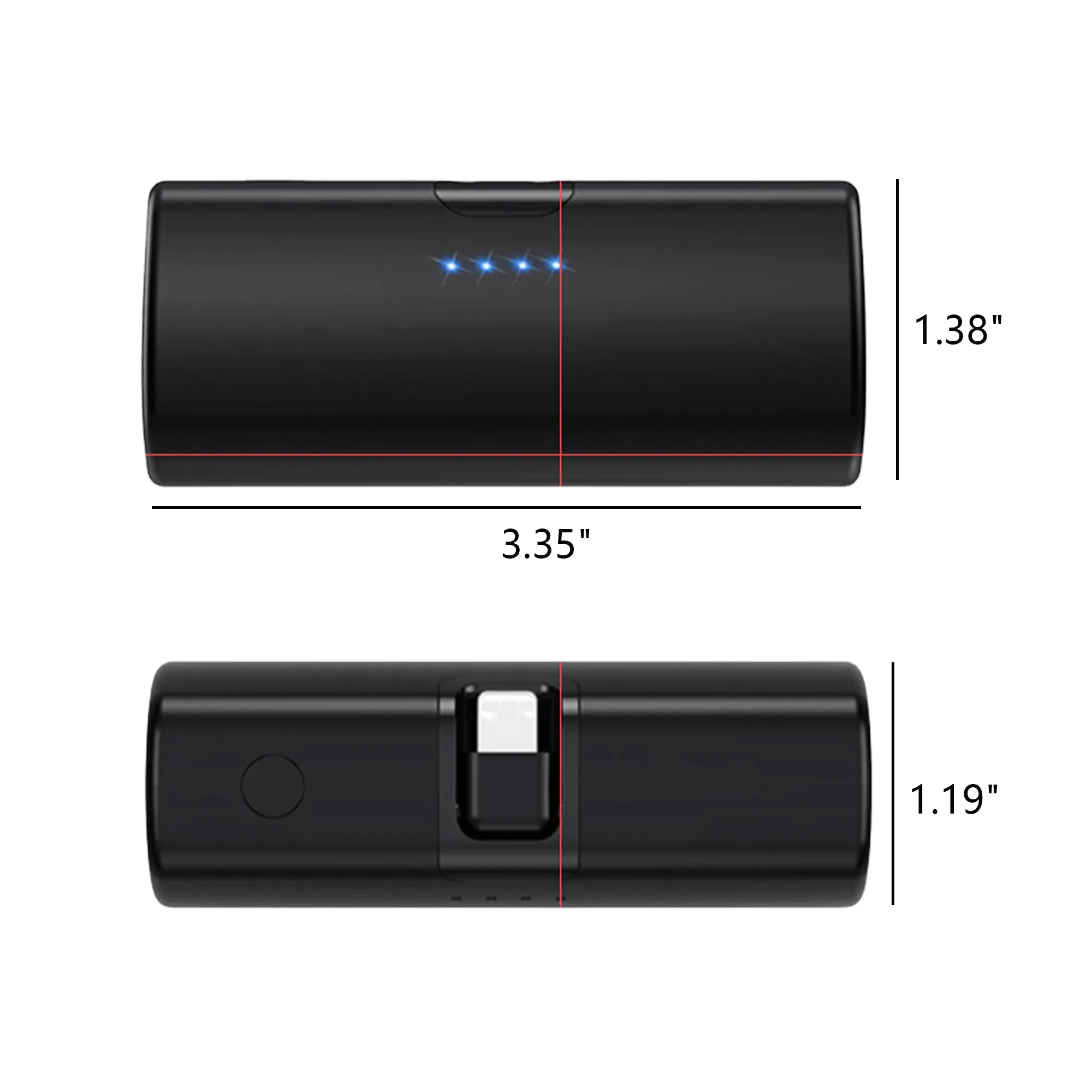 5000 mAh Pocket Keychain Emergency Powerbank 2