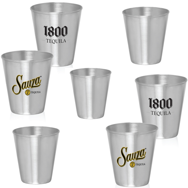 2.5 oz. Metal Shot Glass 2