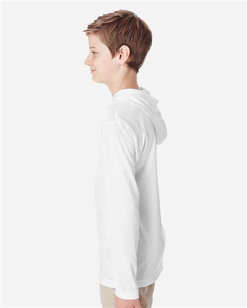 Youth Zone Performance Hooded Long Sleeve T-Shirt - TT41Y 31