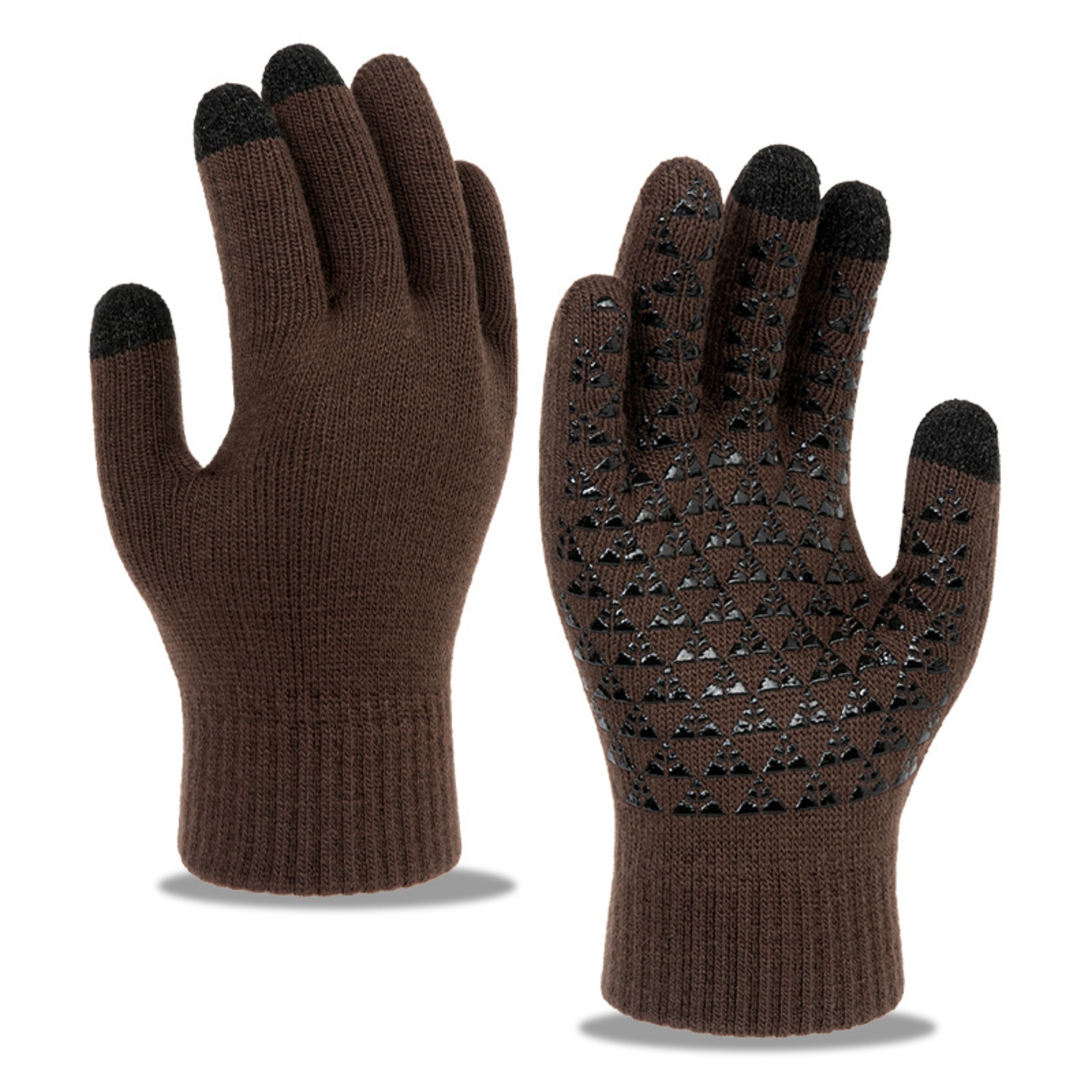 Thermal Stretch Touchscreen Gloves with Anti-Slip Silicone Palm 2