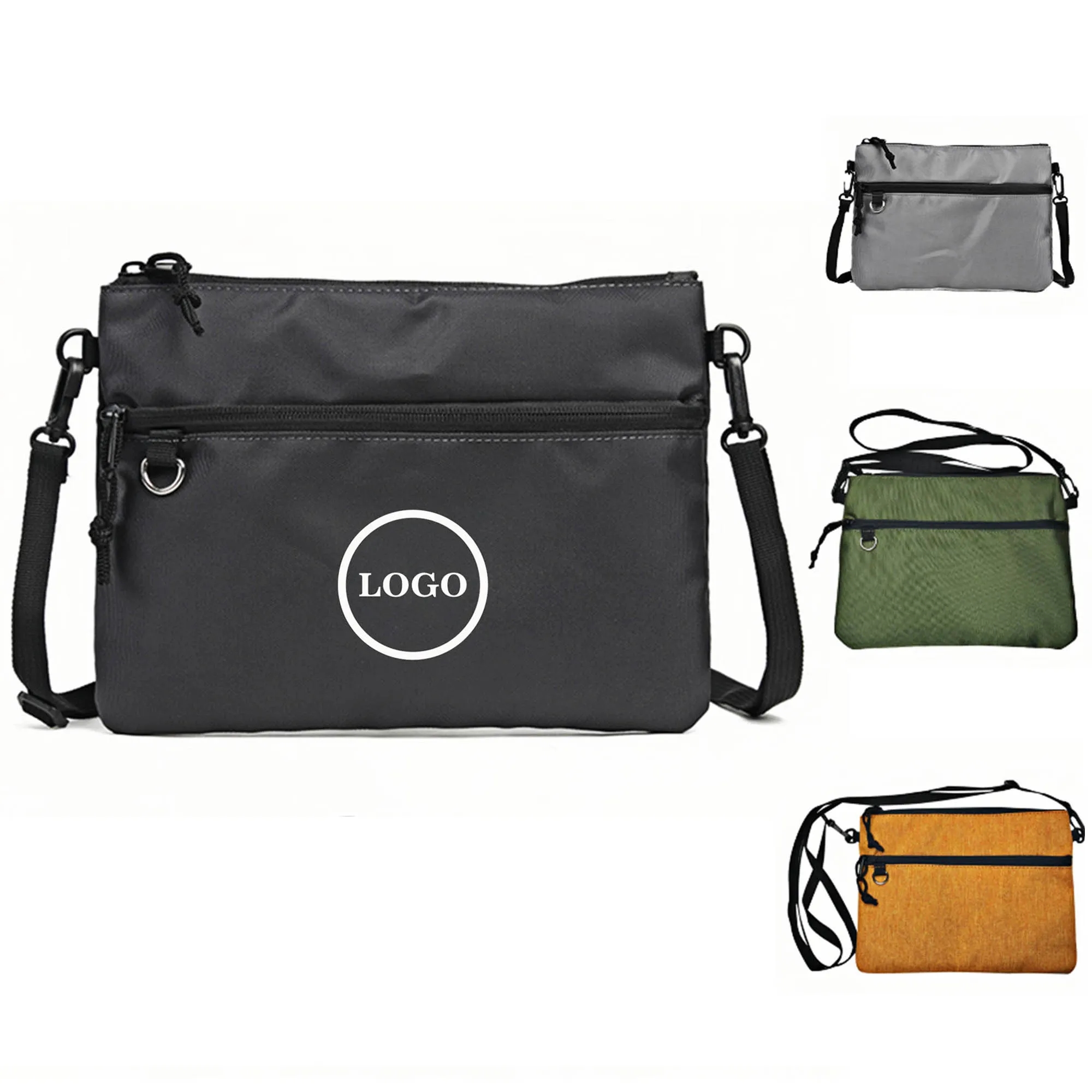 Durable Polyester Crossbody Bag with Adjustable Strap 3