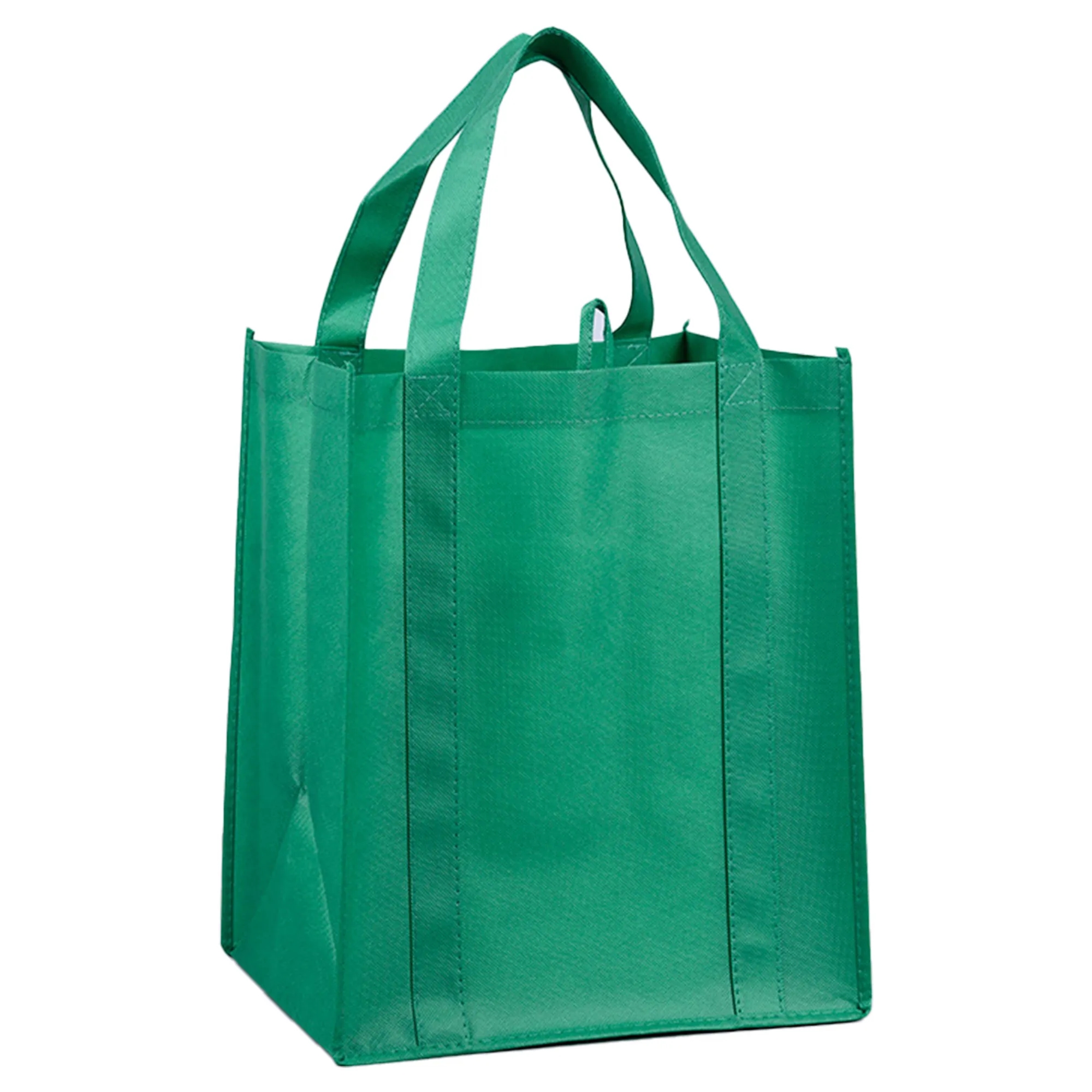 Non-Woven Grocery Tote Bag with a plastic bottom 2