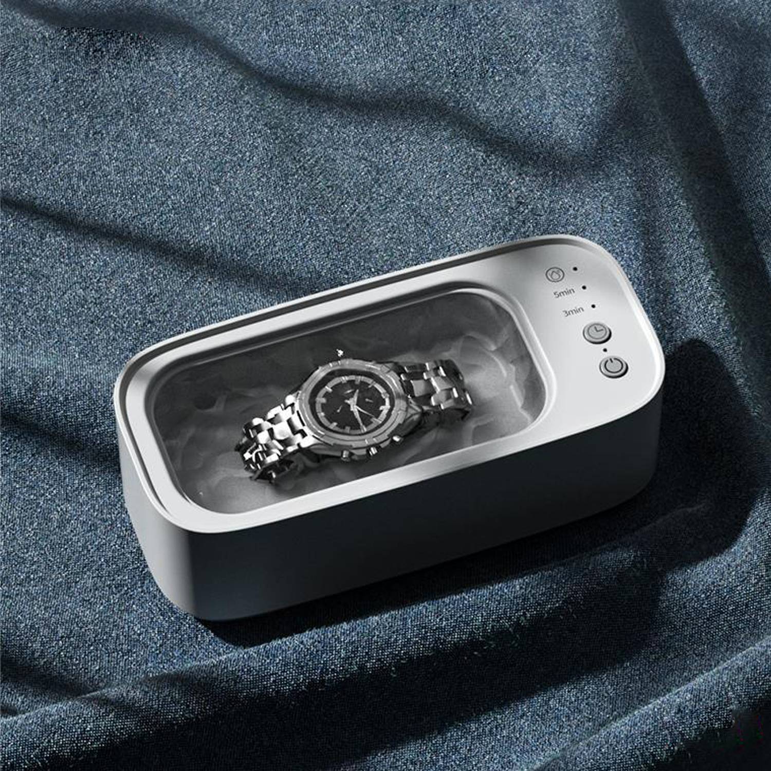45kHz Jewelry Watch Ring Glasses Ultrasonic Cleaning Machine 5