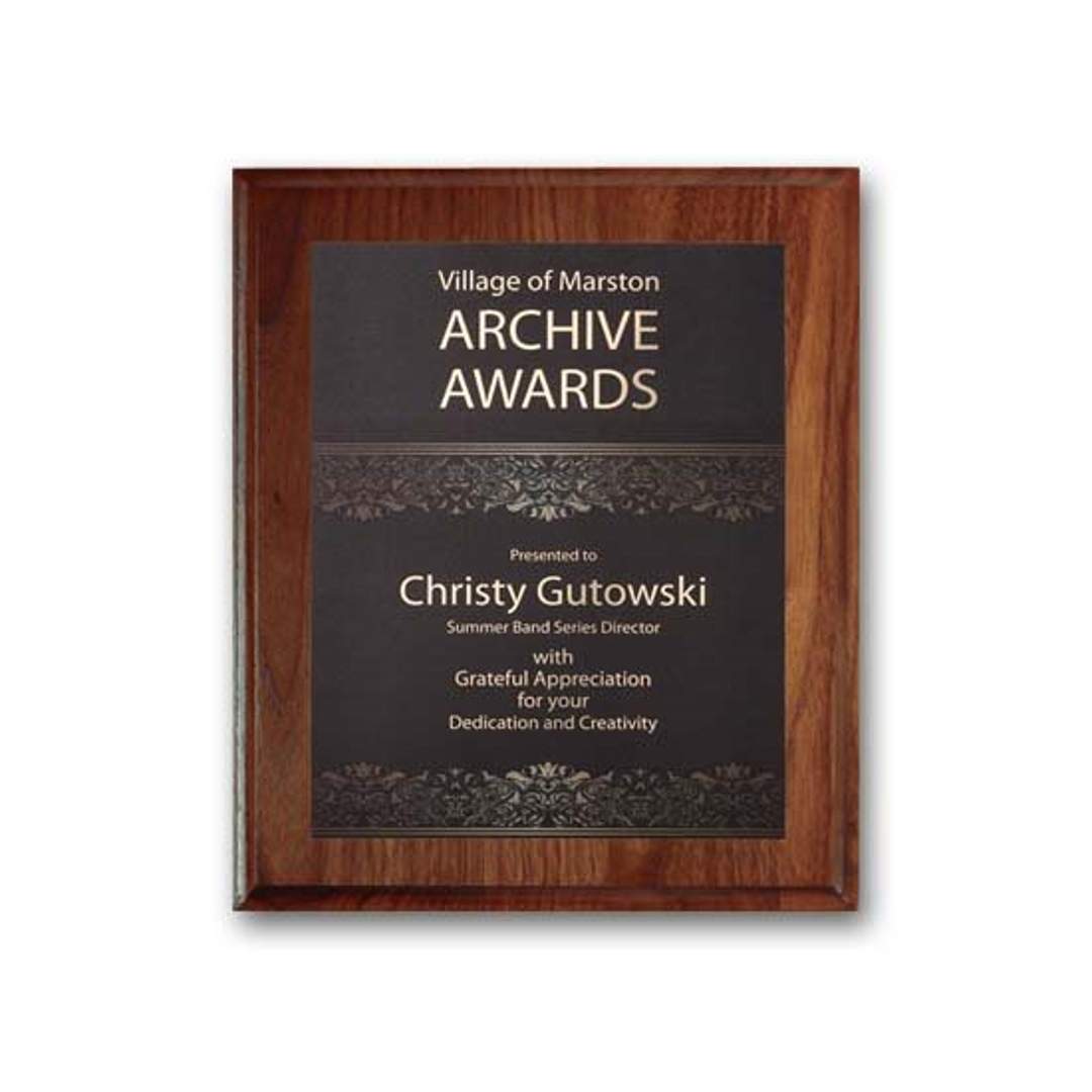 SpectraPrint™ Plaque - Cove Edge Gold 3