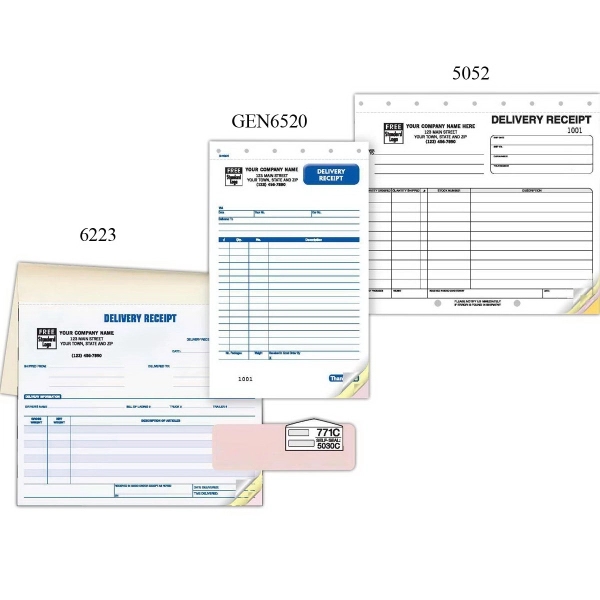 Delivery receipts, Sets 2