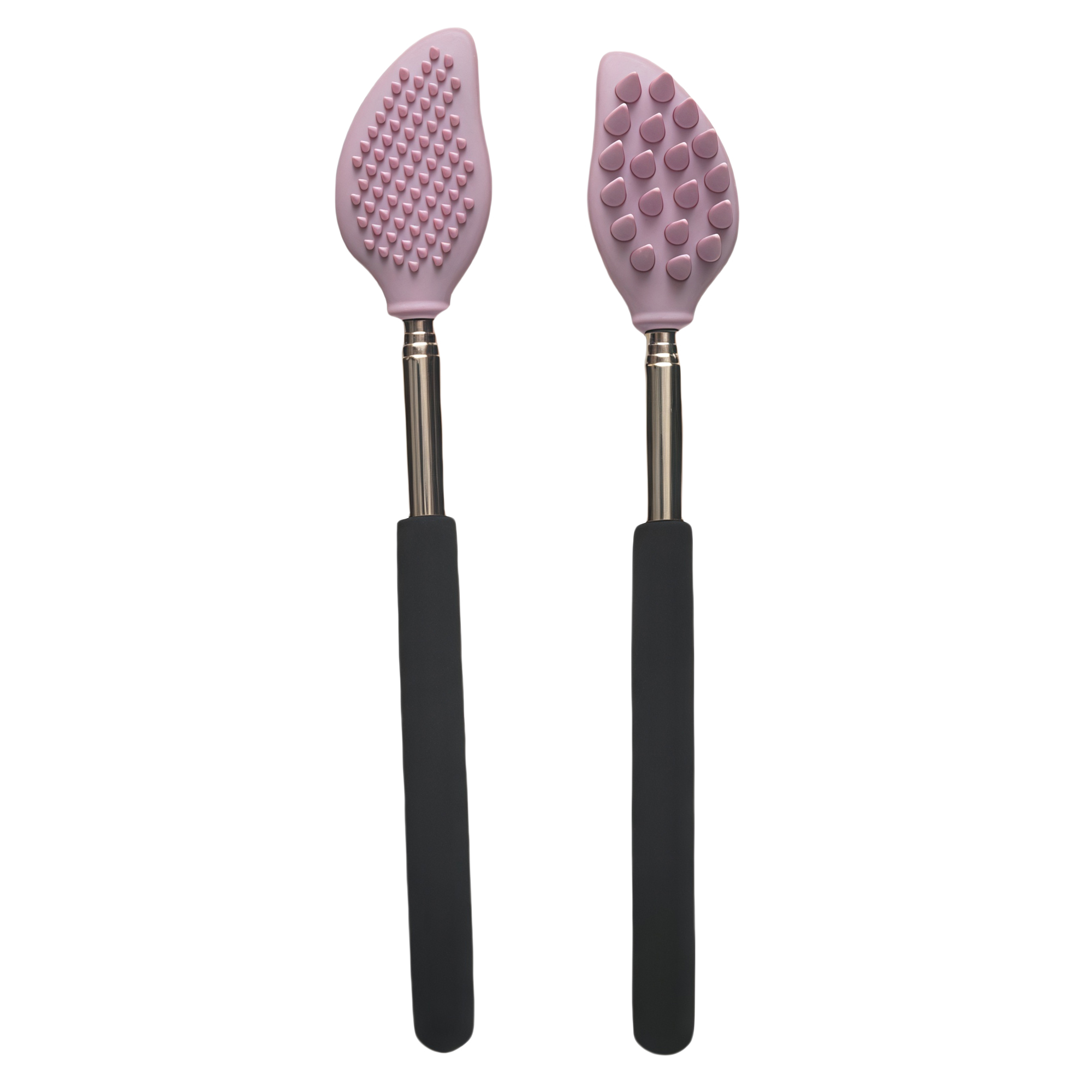 Dual-Sided Facial Cleansing Brush with Stainless Steel Back Massager 4
