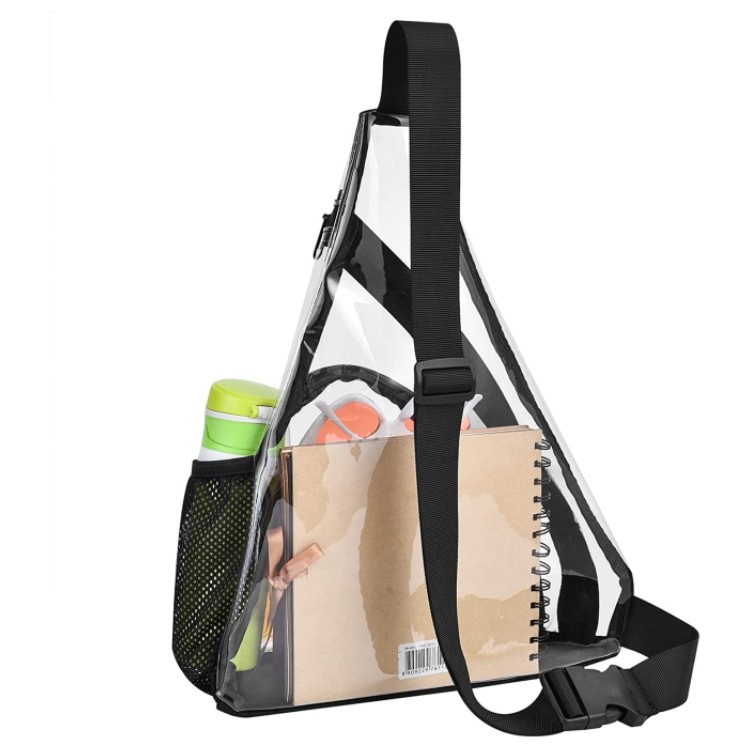 Transparent Shoulder Crossbody Backpack Chest Casual Daypack 6