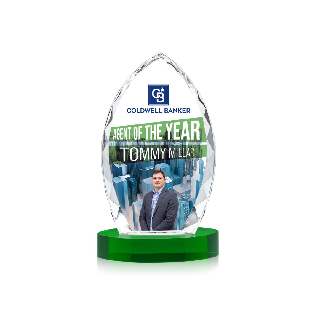 Wilton VividPrint™ Award on Alberton Base - Green 1