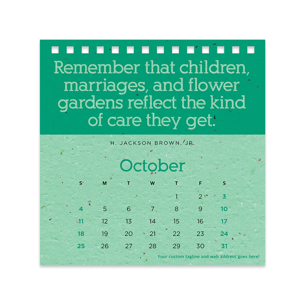 Quotes That Grow Seed Eco Calendars 15
