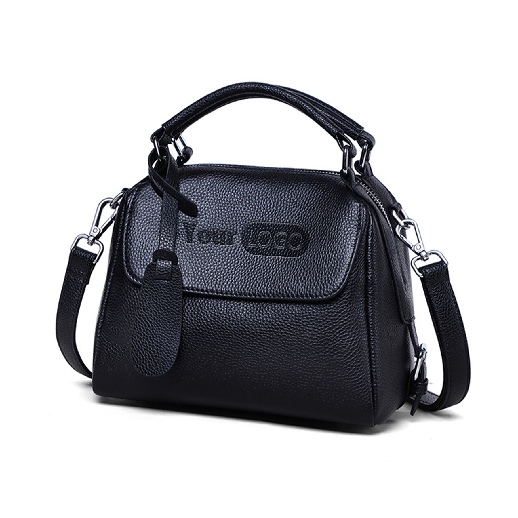 Leather Small Crossbody Satchel Handbag for Women 1