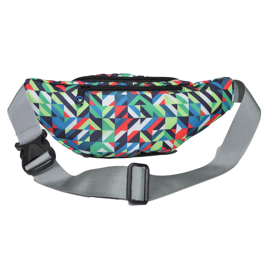Sublimation 600D Polyester Waist Bag w/ 4 Pockets