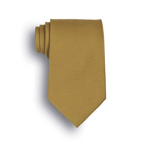 Vegas Gold Polyester Satin Tie 2