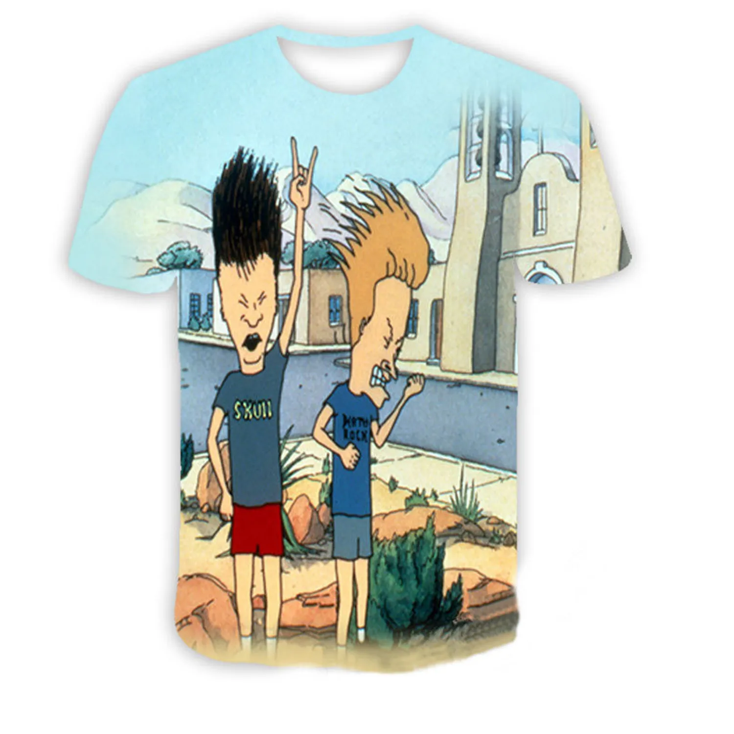 Mesh Comedy Crewneck T-shirt 5