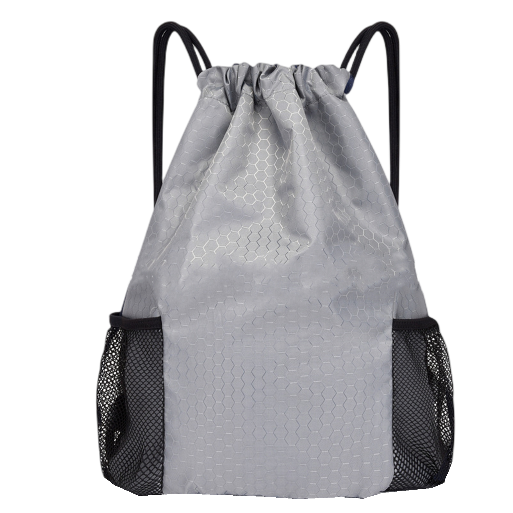 Drawstring Backpack With Mesh Pocket 11