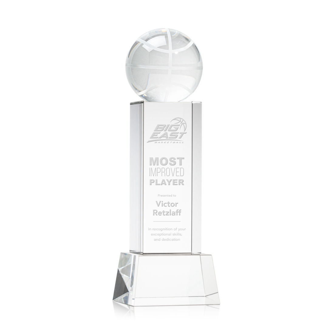 Basketball Award on Belcroft Base - Clear 12