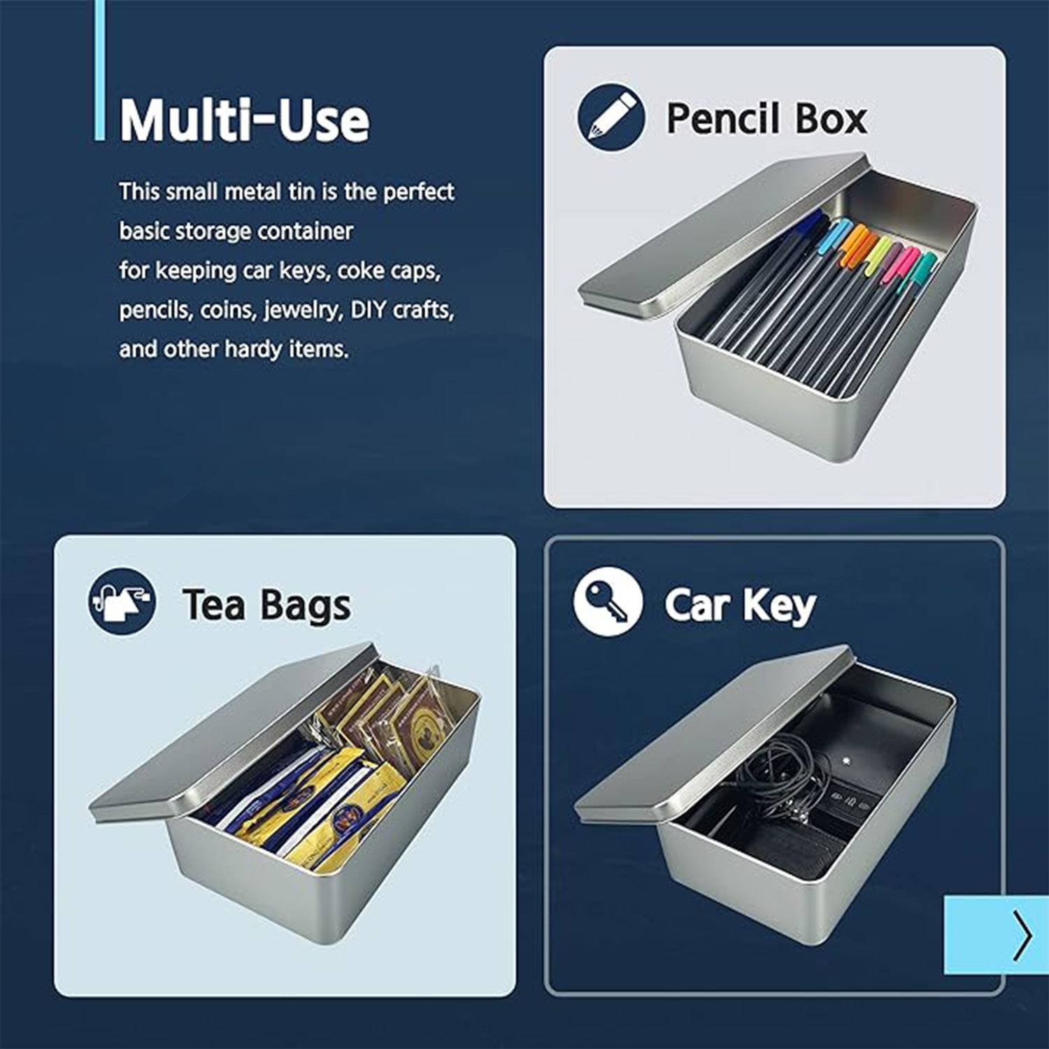 6" x 4" x 1.5"Aluminum Tins 6